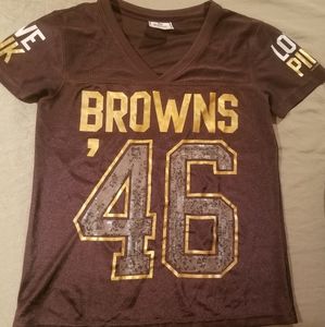 VS PINK Cleveland Browns Bling Jersey # 46